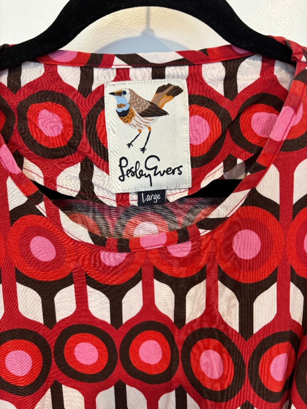 Lesley Evers Apron Wrap Dress (L) - Picture 2 of 8
